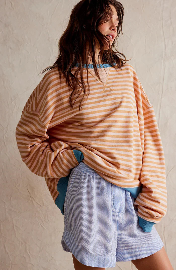 MANA™ | OVERSIZED STRIPED SWEATER