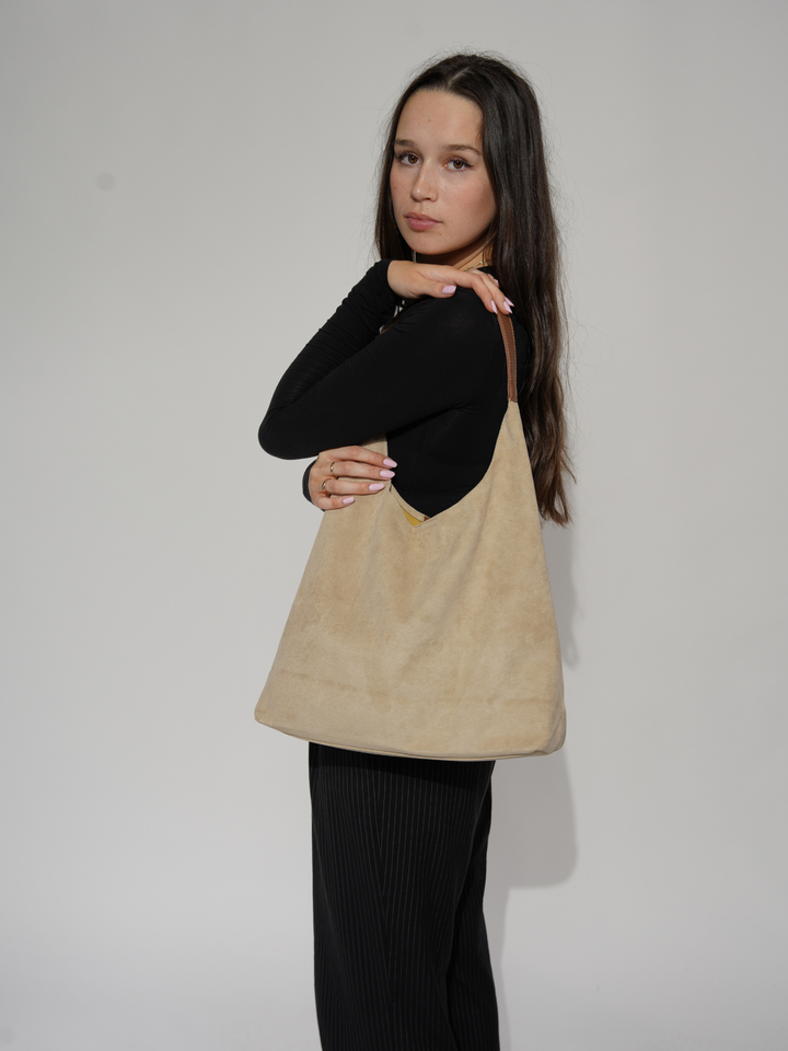 ROSE™ | Suede Shoulder Handbag