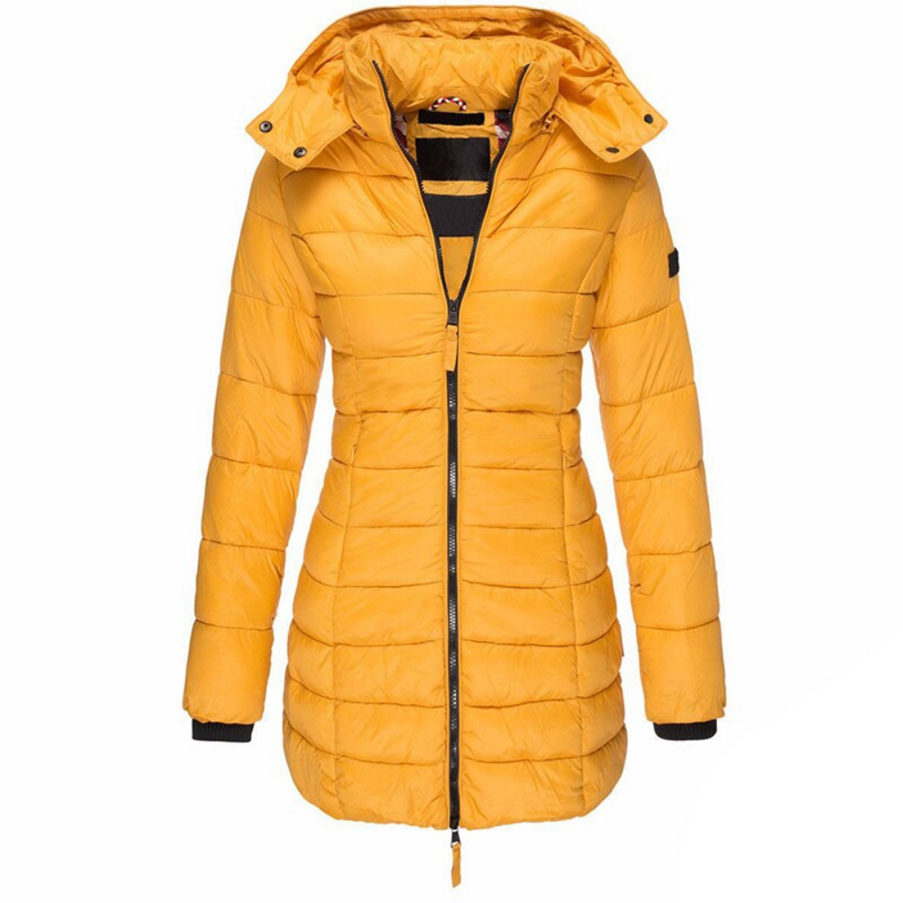 Elisa | Hooded Down Jacket with Zipper