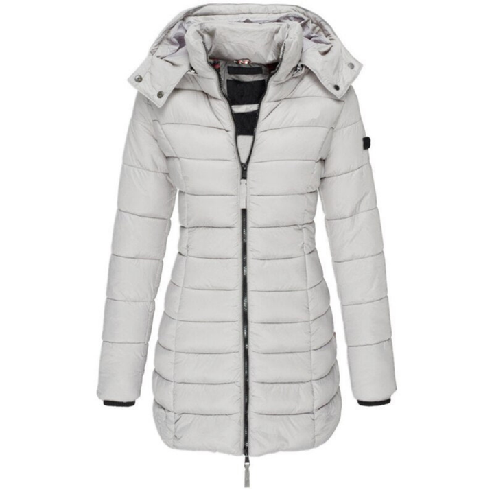 Elisa | Hooded Down Jacket with Zipper