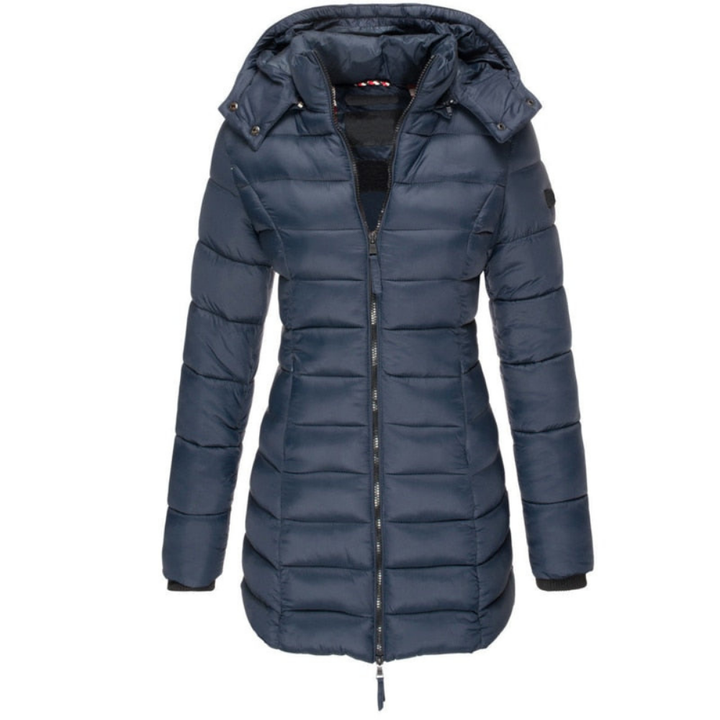 Elisa | Hooded Down Jacket with Zipper