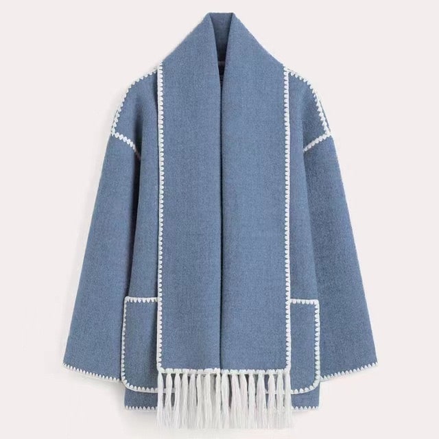 VIONA™ | Cozy Wool Cape