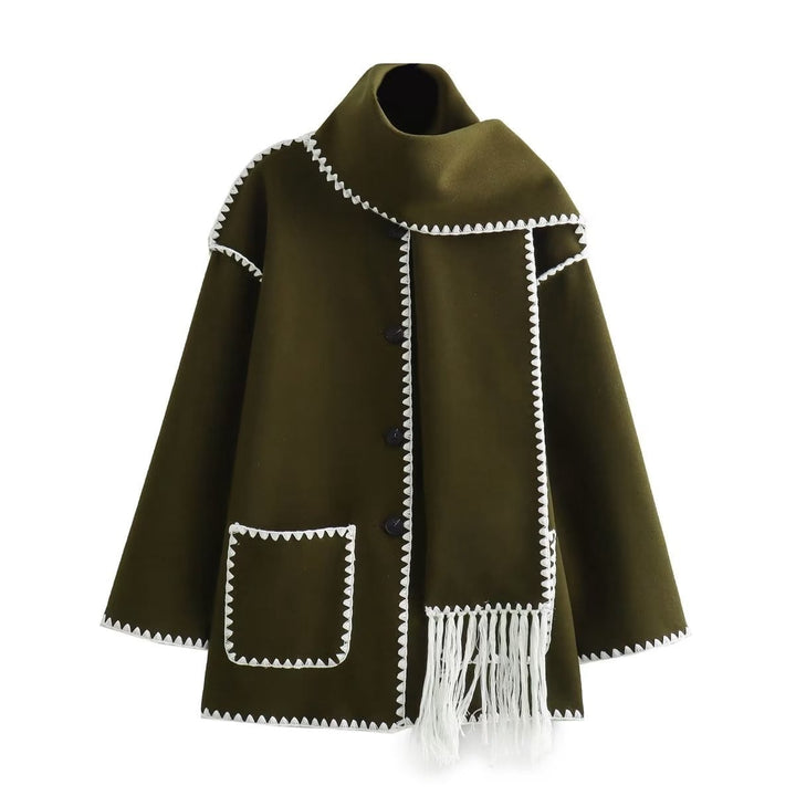 VIONA™ | Cozy Wool Cape