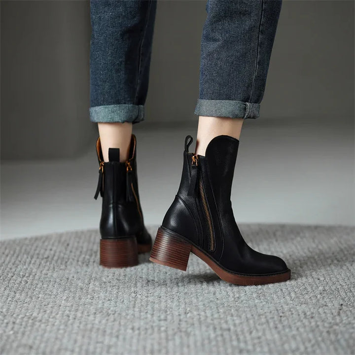 MARIA™ | Premium Leather Ankle Boots