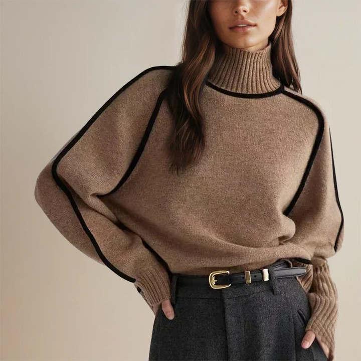 Eliška - Stylish Turtleneck Sweater