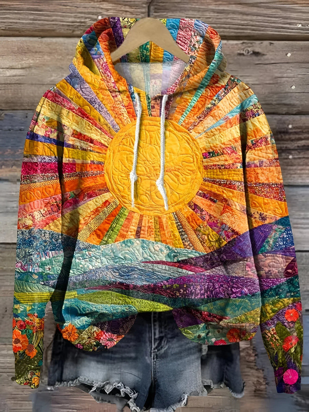 Emeline | Colorful Sunrise Hoodie