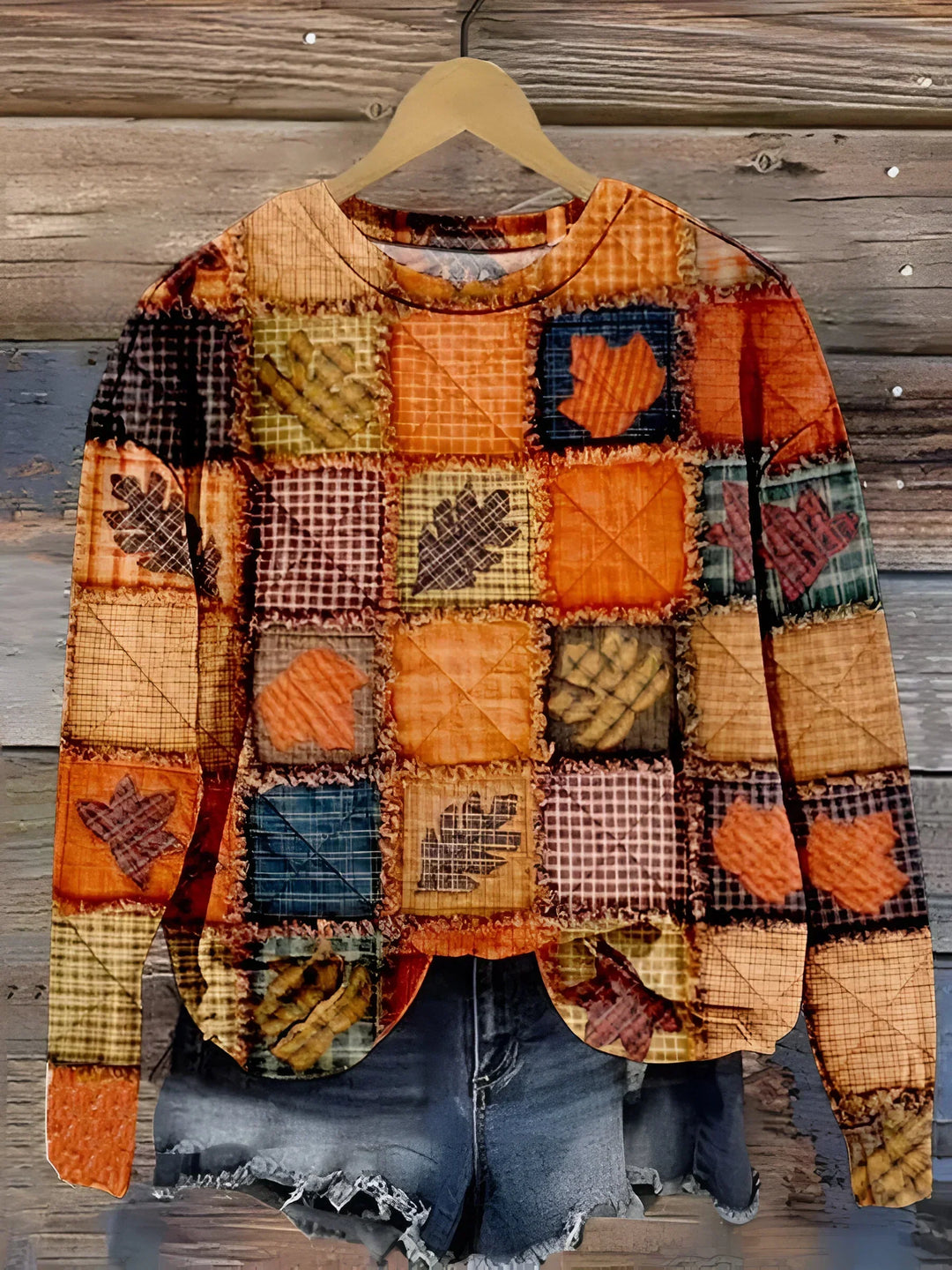 Evelien | Soft Patchwork Sweater